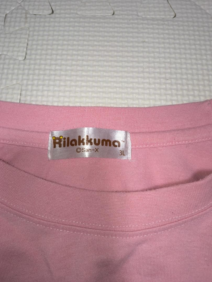 Rilakkuma 半袖 Tシャツ ピンク 3L — image 2