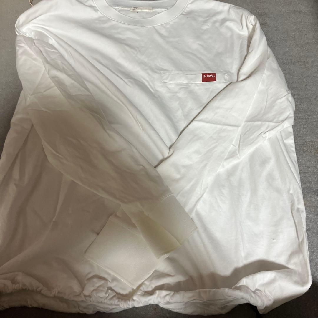 Java ポケット付き 長袖Tシャツ ホワイト — image 2