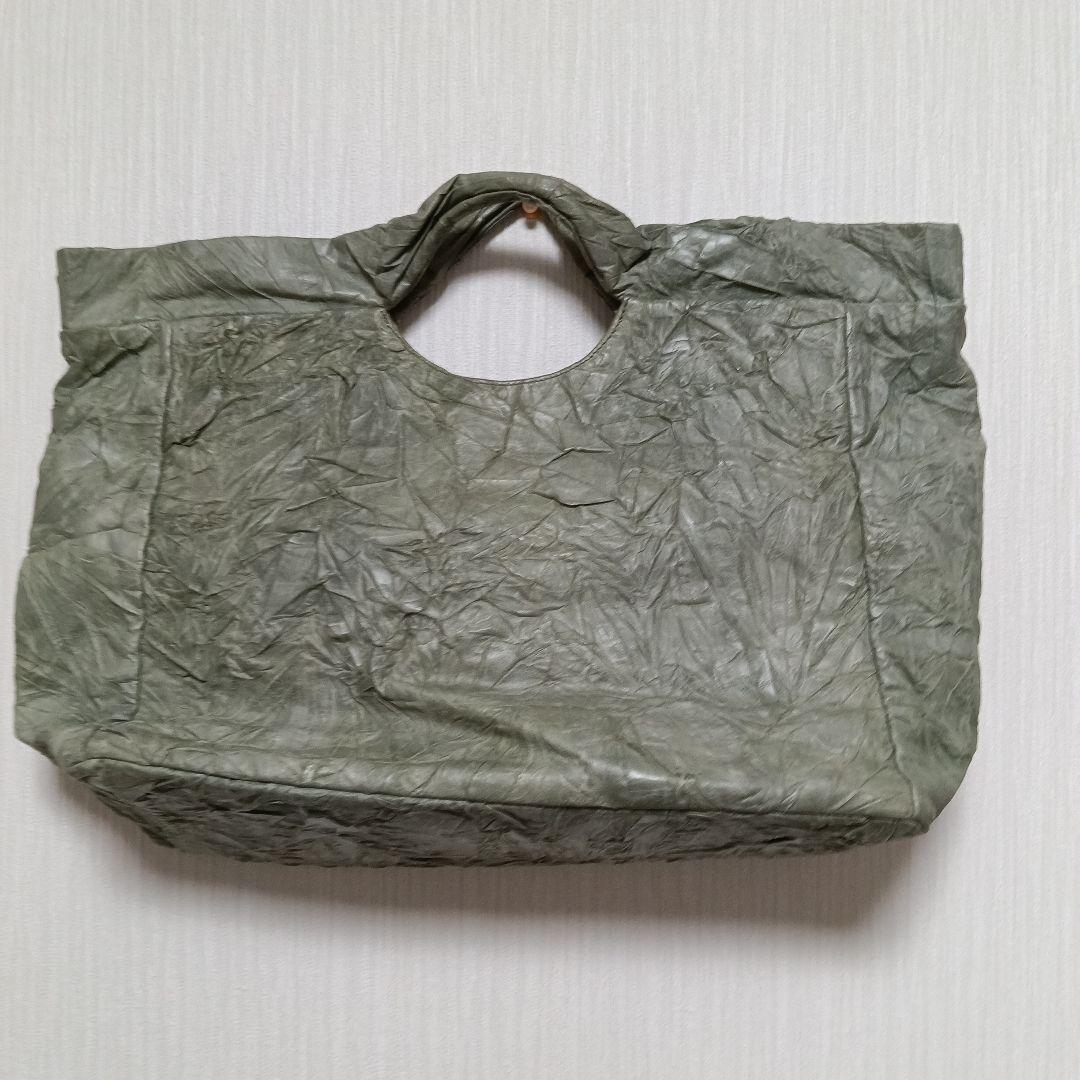 michiamo pomodoro シワ加工ハンドバッグ — image 2