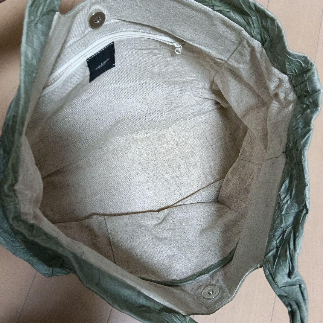michiamo pomodoro シワ加工ハンドバッグ — image 4