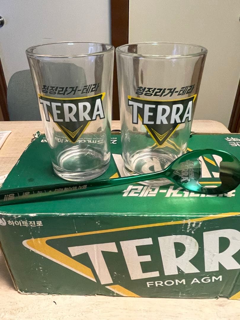 【非売品・新品未使用】TERRAビール グラス 2個とオープナー1個セット — image 4
