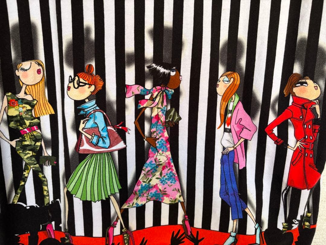 LOVE MOSCHINO 半袖Tシャツ イラストプリント — image 4