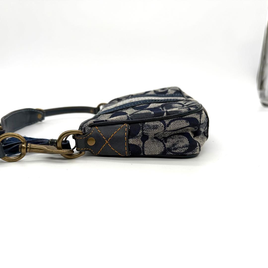 Coach Signature Denim Mini Bag Pouch — image 3