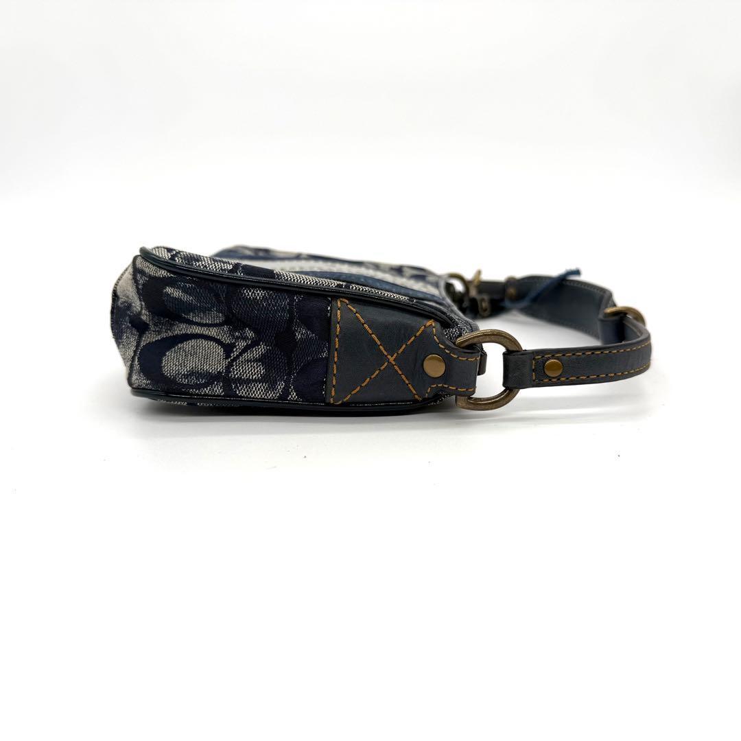 Coach Signature Denim Mini Bag Pouch — image 4