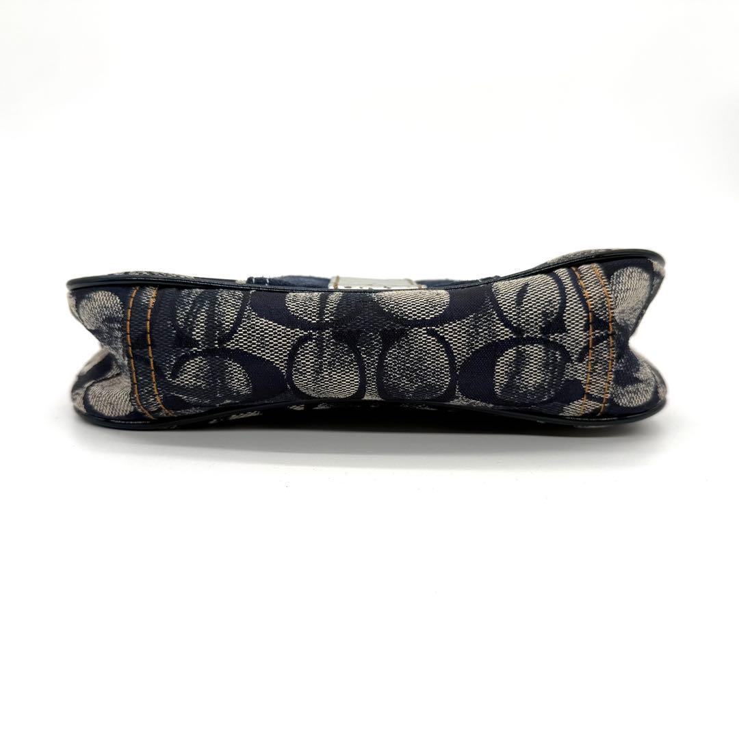 Coach Signature Denim Mini Bag Pouch — image 5