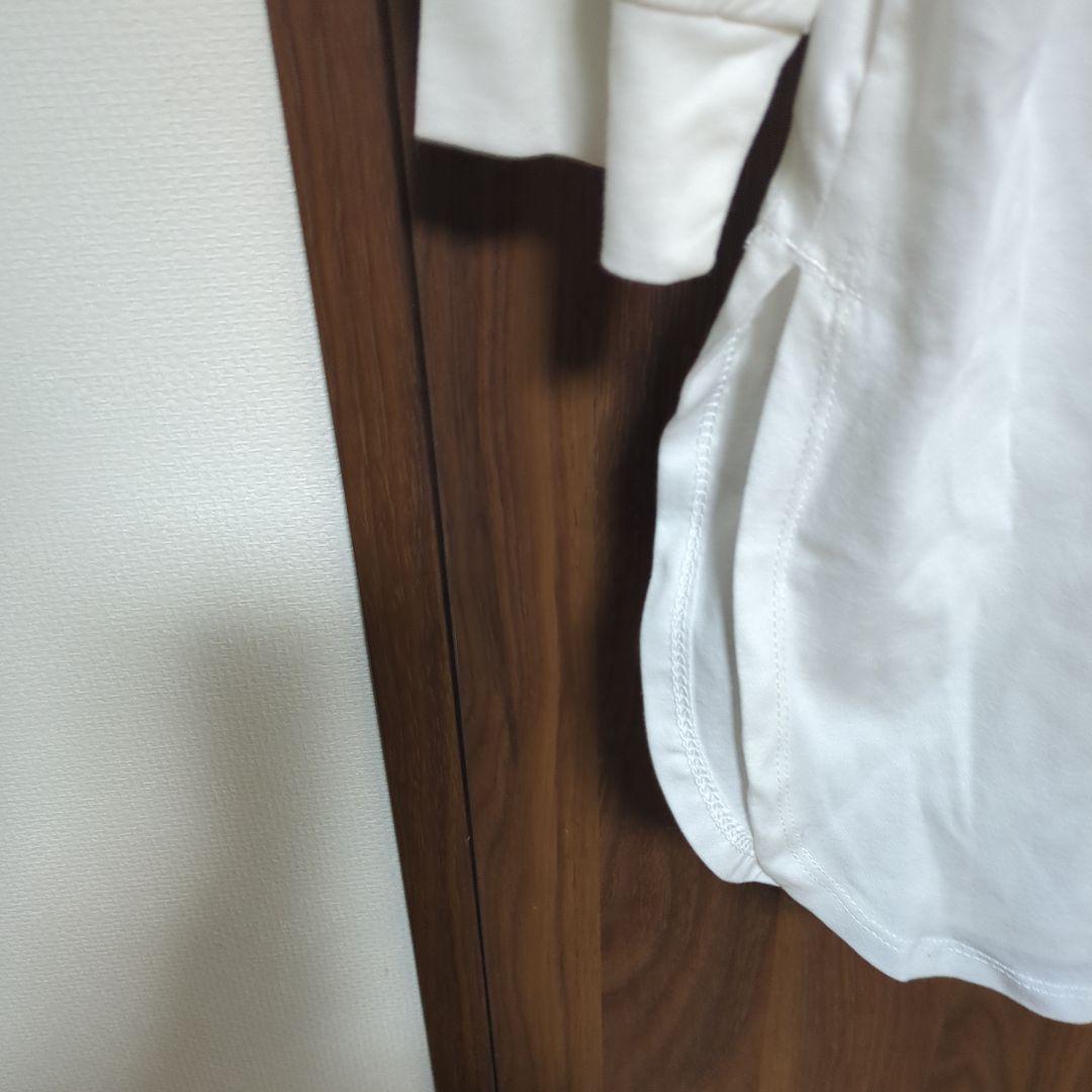 ロングシャツTシャツホワイトフリーサイズ新品未使用 — image 3