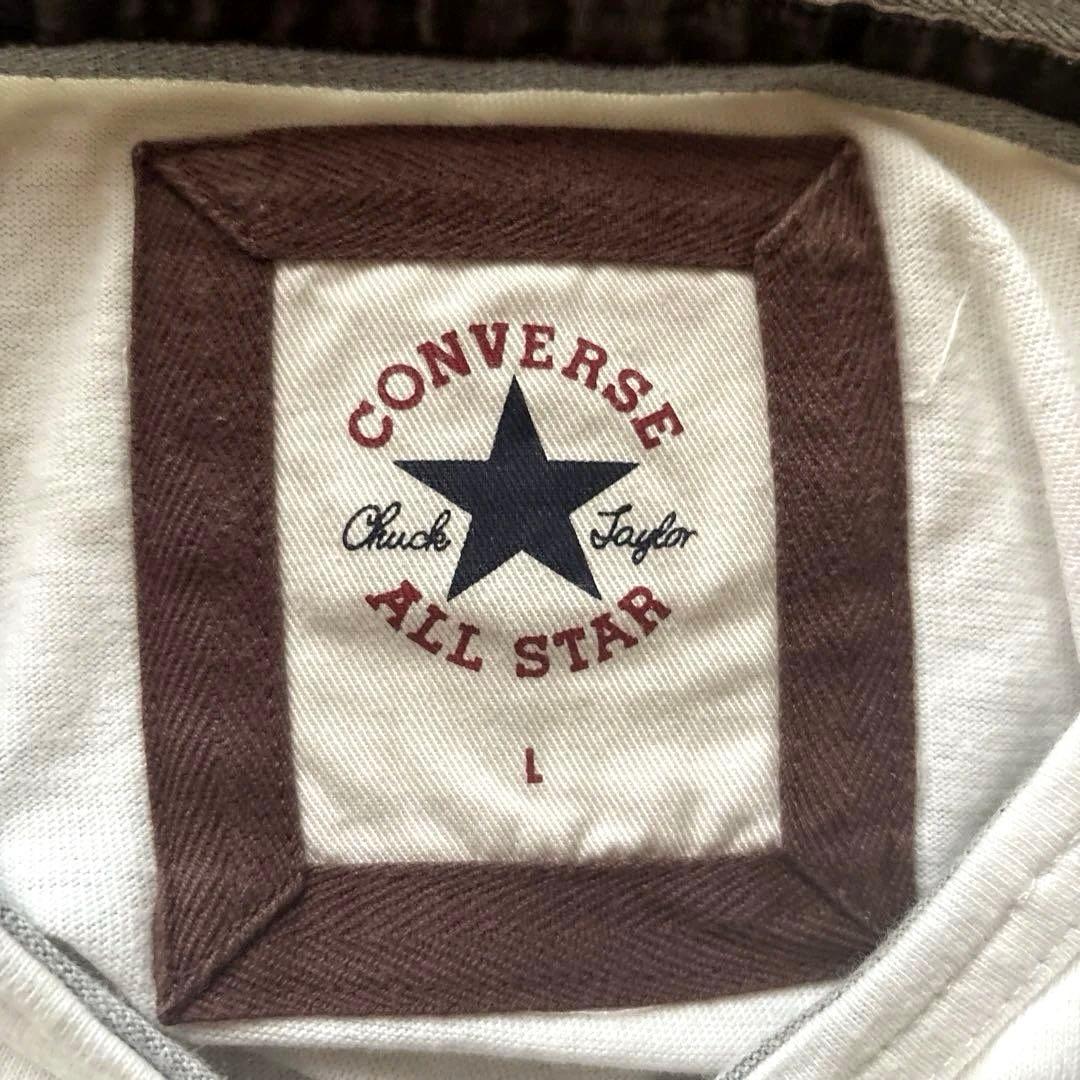 CONVERSE ALL STARS 長袖シャツプリントTシャツ — image 4