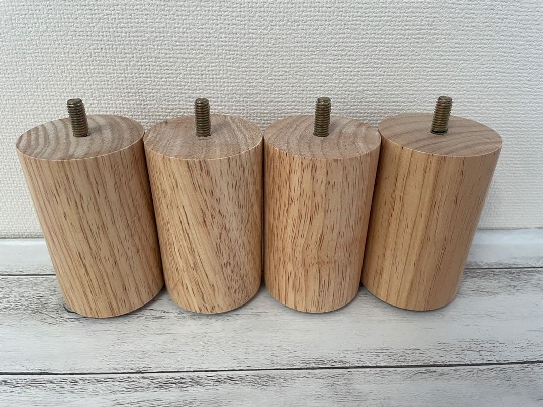 ソファの脚 木製 円筒形 脚部 4個セット — image 2