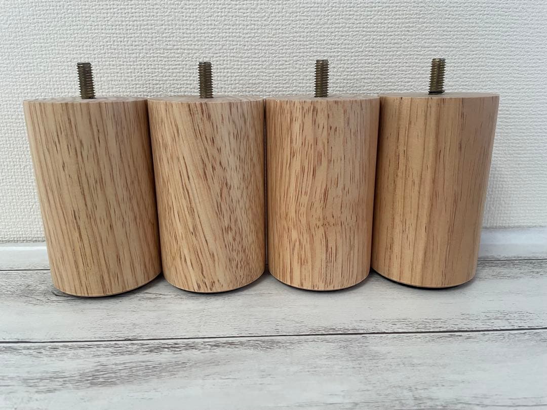 ソファの脚 木製 円筒形 脚部 4個セット — image 3