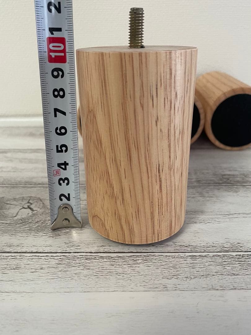 ソファの脚 木製 円筒形 脚部 4個セット — image 5