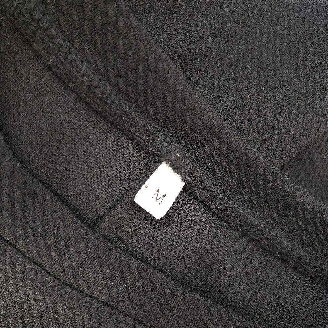 【coca】M　エンボス加工 半袖 クルーネックロングワンピース — image 3