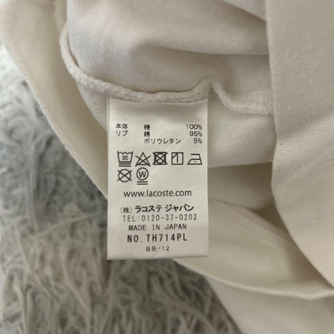 LACOSTE ロゴ Tシャツ ホワイト TH714PL — image 3