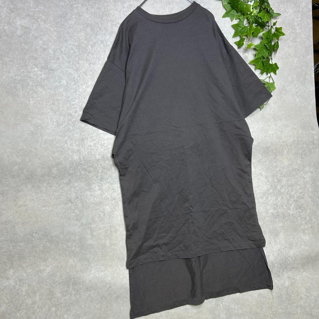 ジャーナルスタンダード　サイドスリットTシャツワンピース コットン100% F — image 5