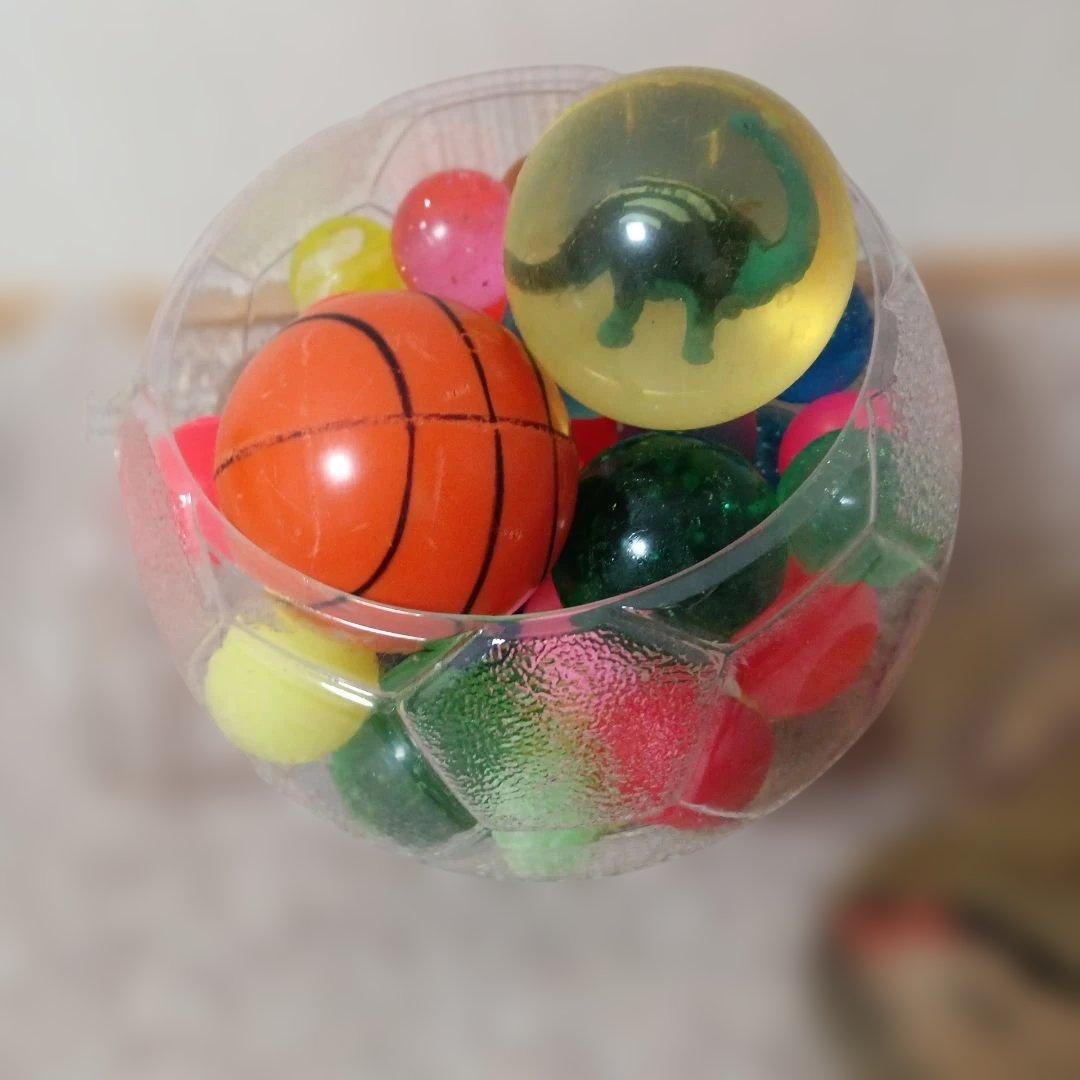 スーパーボール 大量セット サッカーボール型ケース入り — image 2