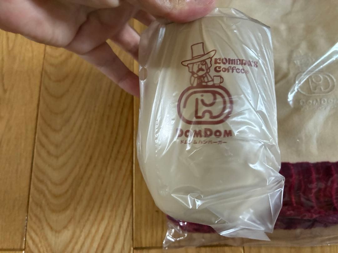 コメダ珈琲　福袋　ドムドムバーガーコラボ　トートバッグとタンブラー — image 2