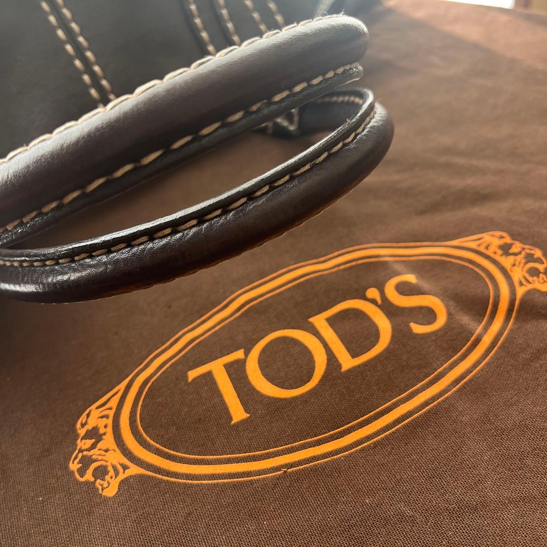 TOD'S レザー ステッチハンドバッグ — image 2