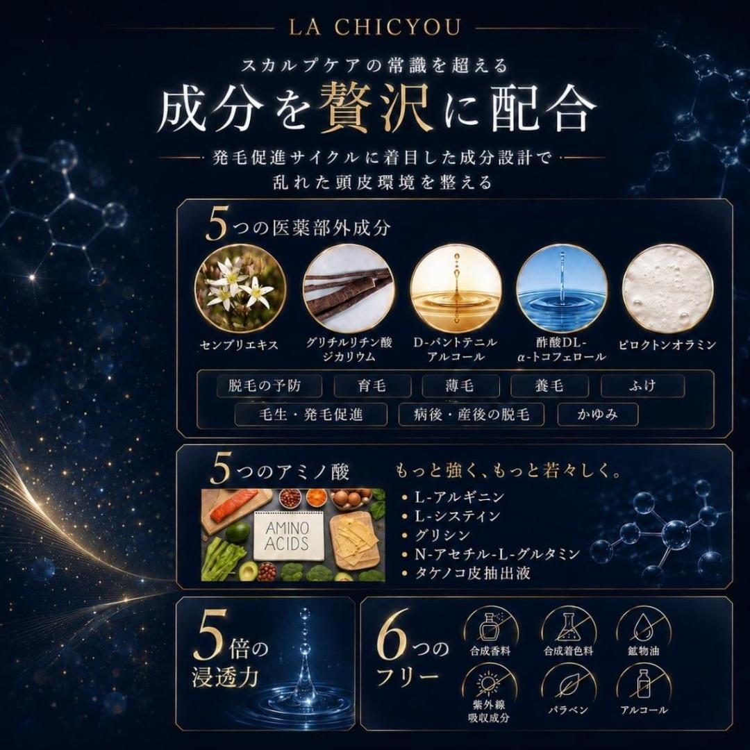 La chicyou Noi メディケイテッド スカルプエッセンス 100ml — image 5