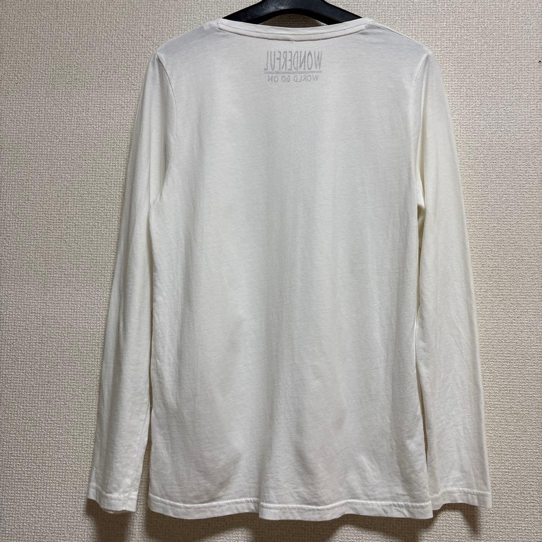 WONDERFUL ロンT カットソー 長袖Tシャツ ホワイト — image 3
