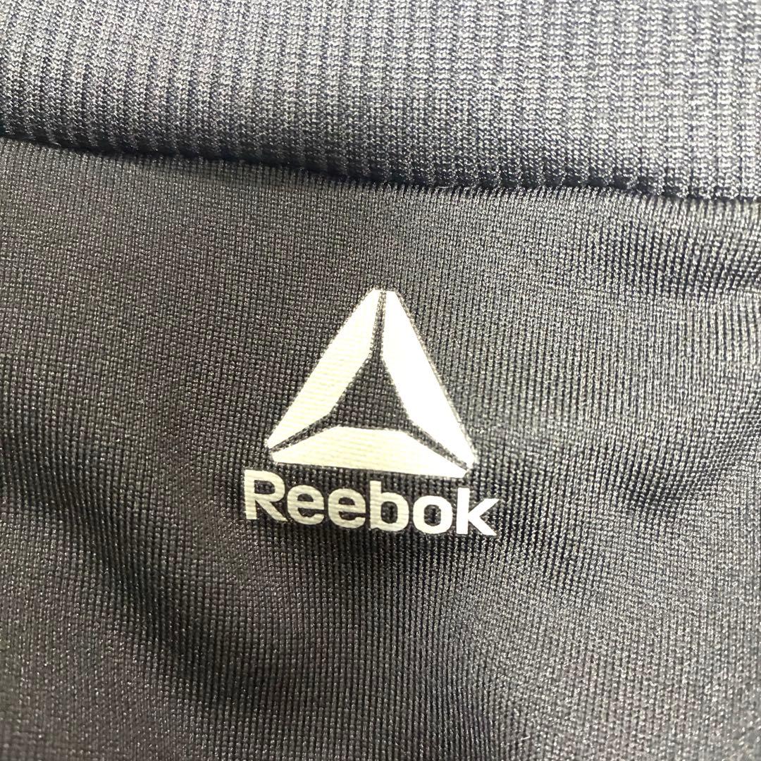 Reebok リーボック クロップド丈 スウェット トレーナー ブラック 黒 — image 4