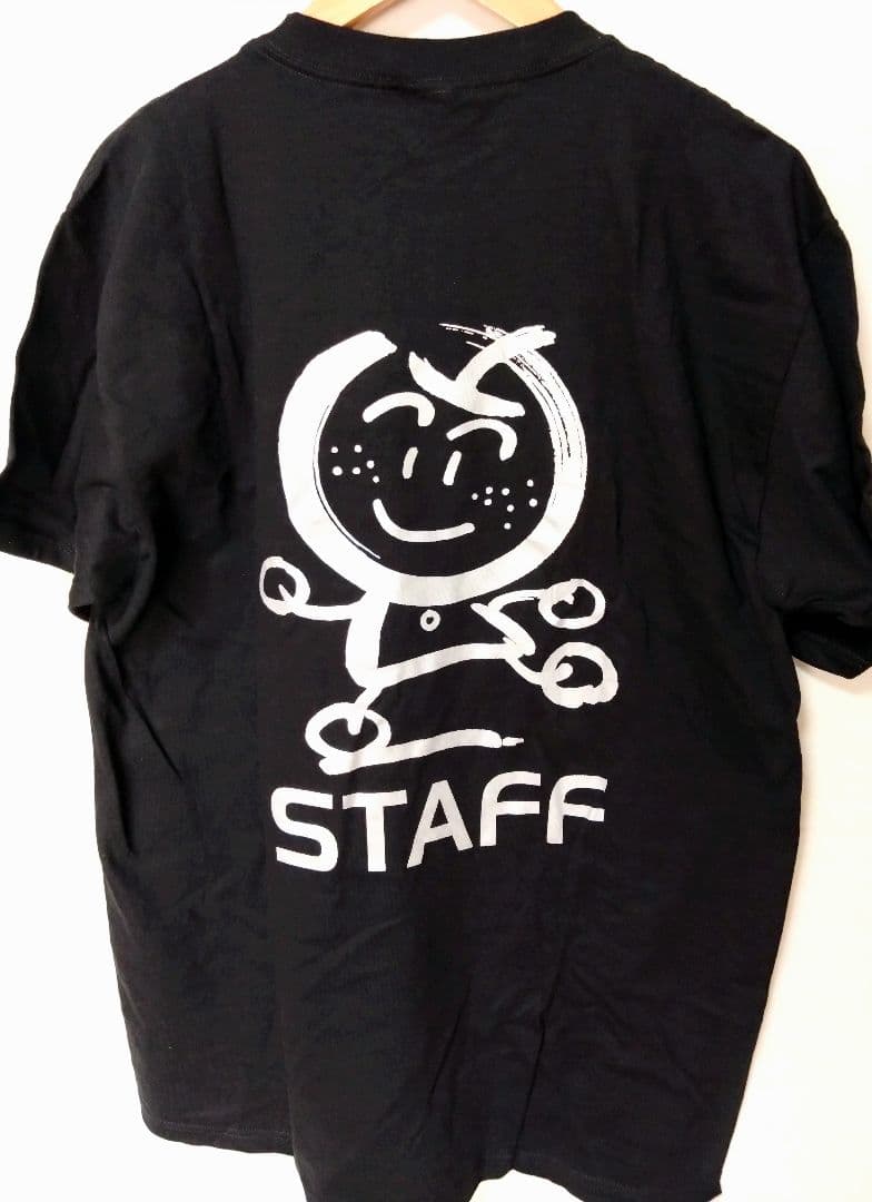 【Fruit of the Loom なし坊スタッフTシャツ L黒】 — image 2