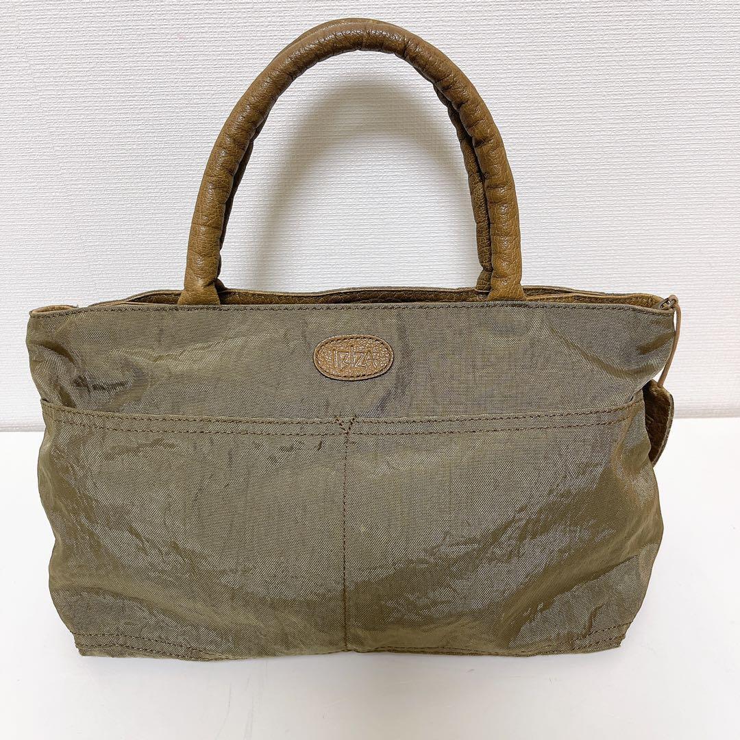 【美品】IBIZA イビサ イビザ てんとう虫 ナイロン レザー ハンドバッグ — image 2