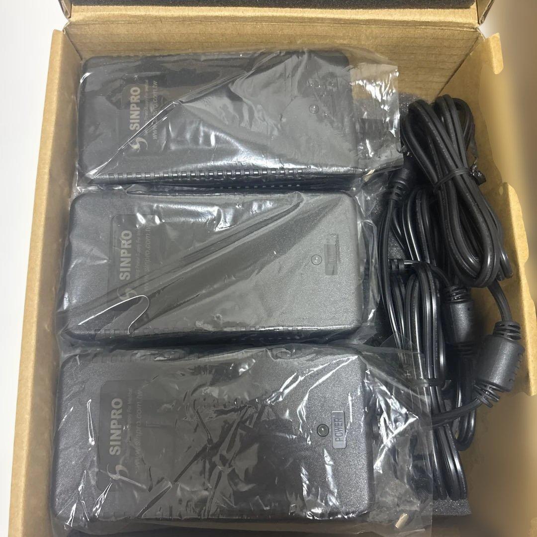 SINPRO ACアダプター 6個セット 電源ケーブル2本付き — image 4