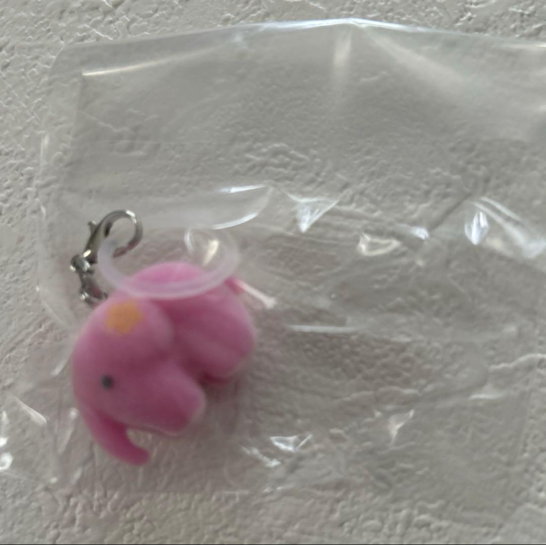 未使用　現品未開封　ドムドムハンバーガー ふわふわ目印チャーム どむこ　ピンク — image 4