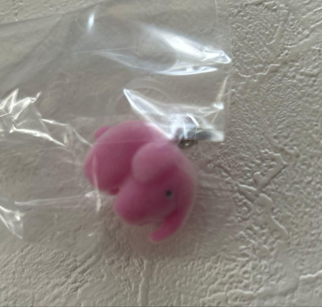 未使用　現品未開封　ドムドムハンバーガー ふわふわ目印チャーム どむこ　ピンク — image 5