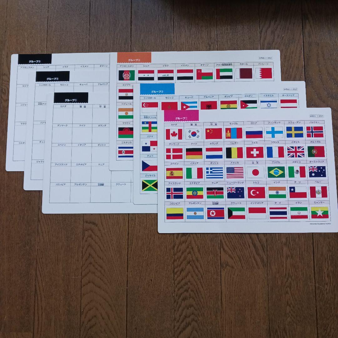 七田式 国旗あそび 知育玩具 120カ国 — image 2