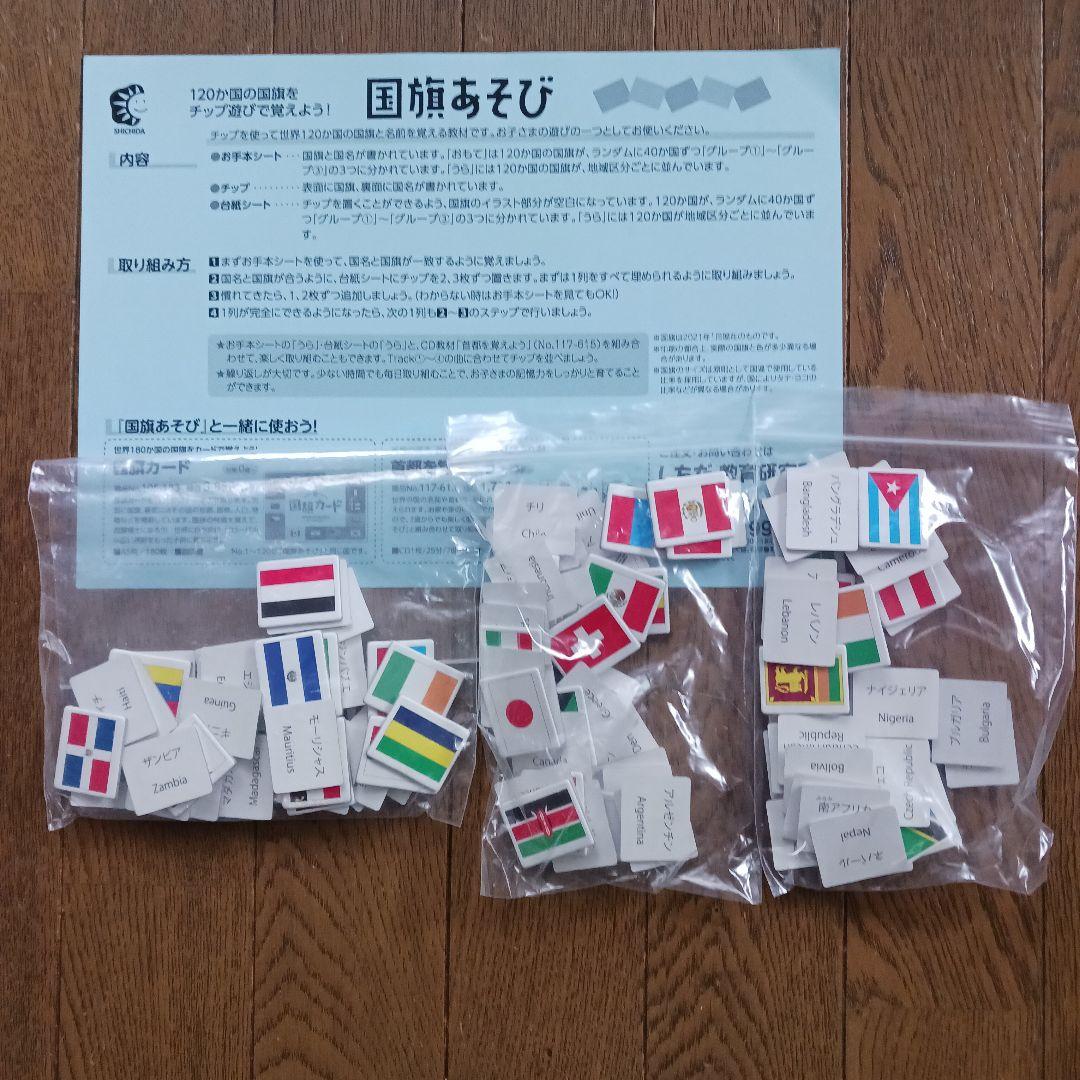 七田式 国旗あそび 知育玩具 120カ国 — image 3