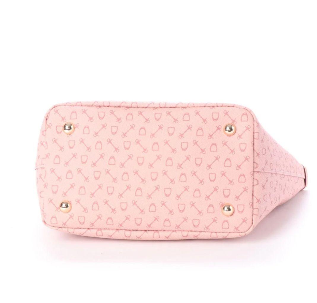 【美品】Why ホワイ♥️ハーネス ハンドバッグ ピンク　軽量　定価15400円 — image 3