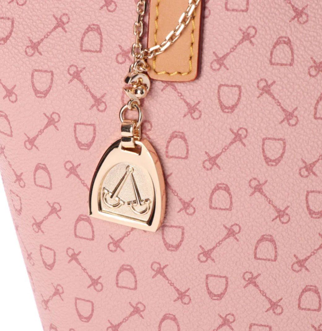 【美品】Why ホワイ♥️ハーネス ハンドバッグ ピンク　軽量　定価15400円 — image 5