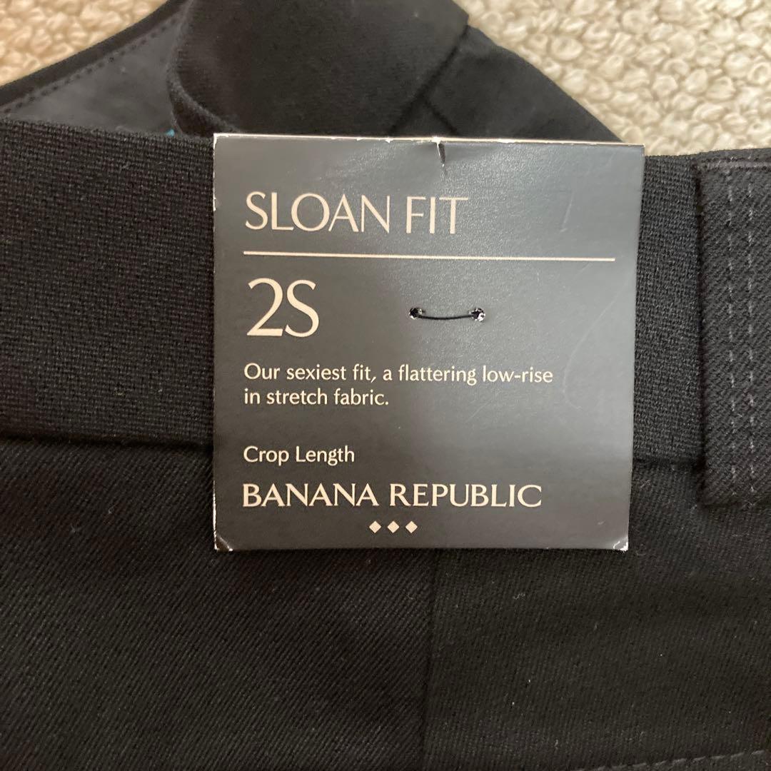 新品　banana republic パンツ　ブラック　サイズ2 — image 3
