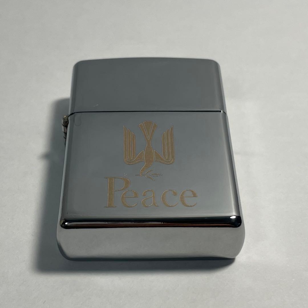 Peace ピース 銀 シルバー オイルライター — image 5