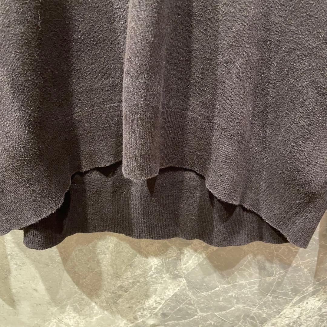 UNIQLO ユニクロ メンズ M チャコール ニット セーター シンプル 秋冬 — image 4