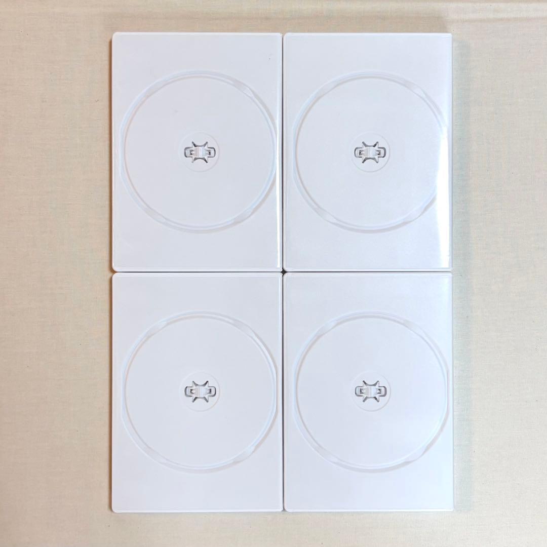 DVDトールケース 空　2枚収納　4点セット　白　ホワイト — image 3