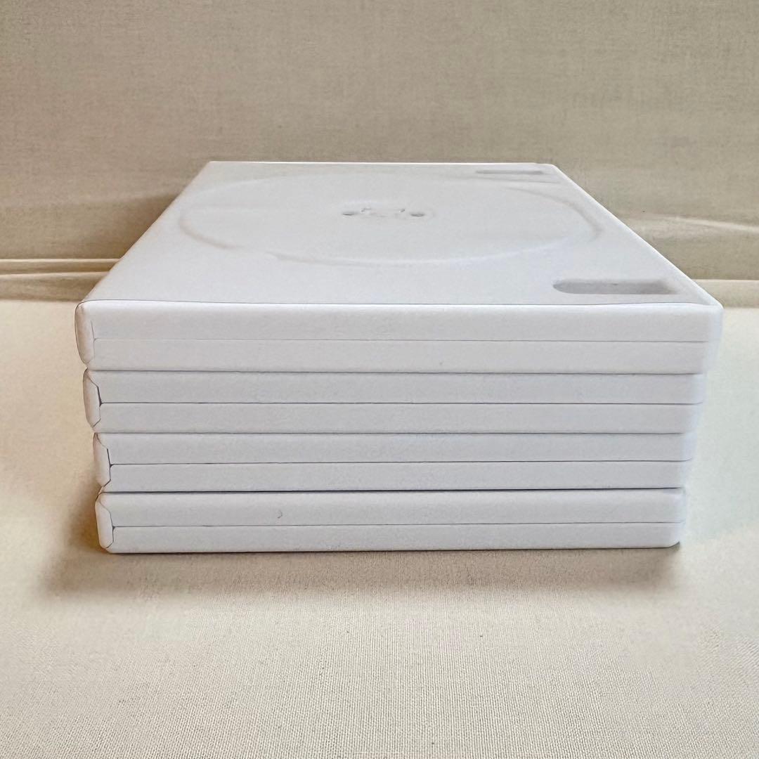 DVDトールケース 空　2枚収納　4点セット　白　ホワイト — image 4