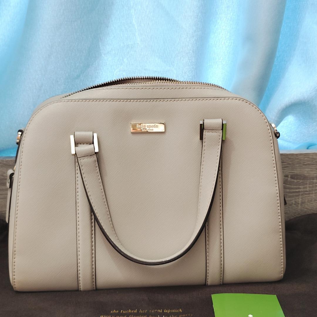 【かばん】 kate spade ベージュ ハンドバッグ ショルダーストラップ付 — image 2