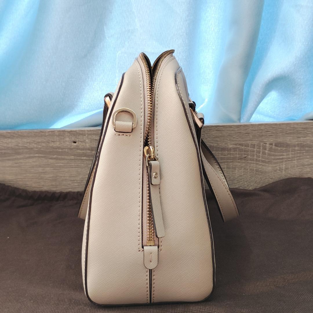 【かばん】 kate spade ベージュ ハンドバッグ ショルダーストラップ付 — image 4