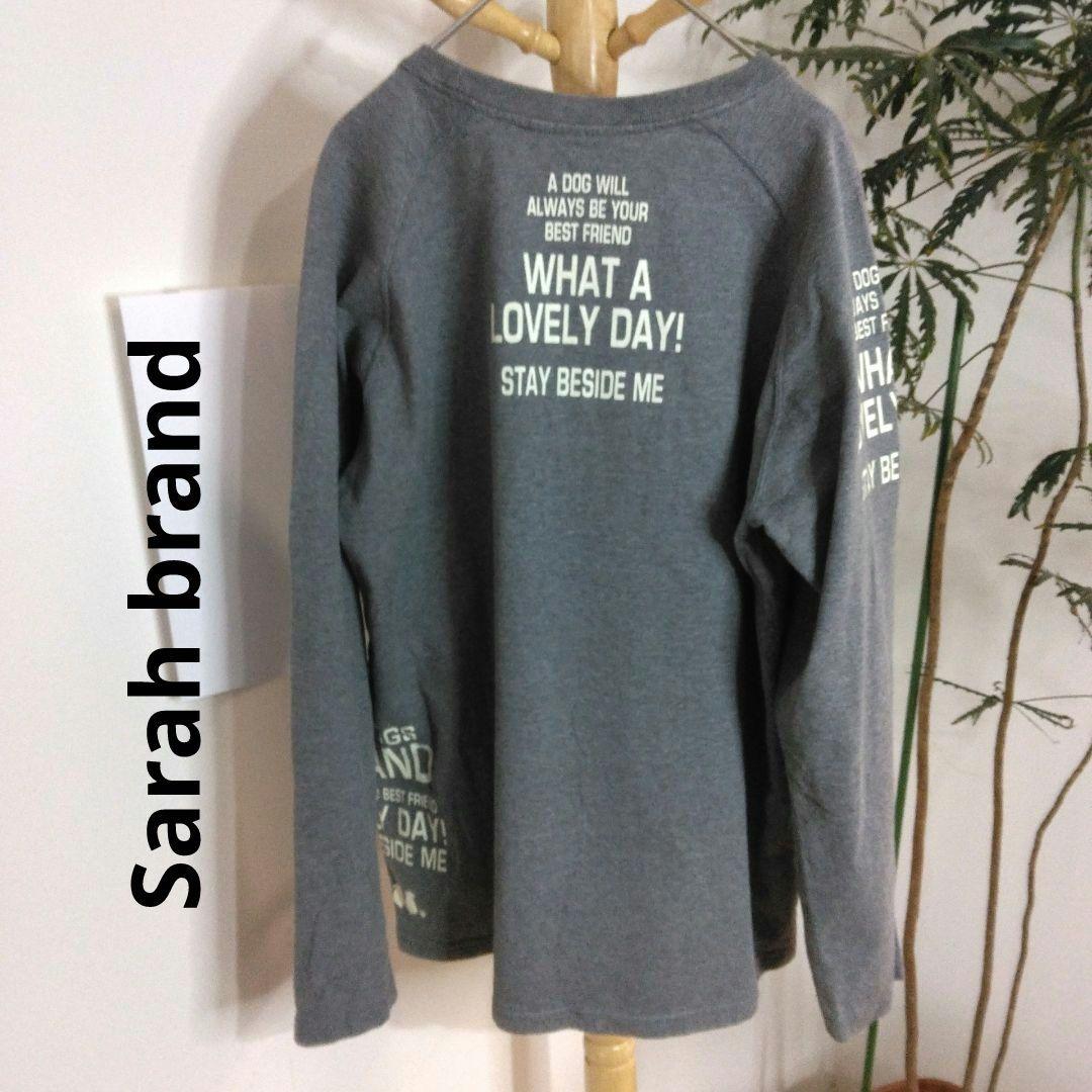 サラブランド Sarah brand ラグラン ロンT カットソー グレー — image 2