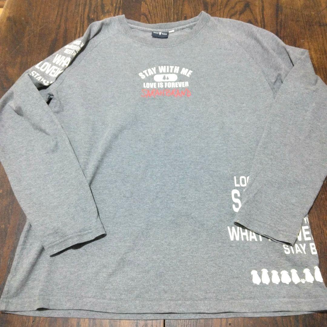 サラブランド Sarah brand ラグラン ロンT カットソー グレー — image 3