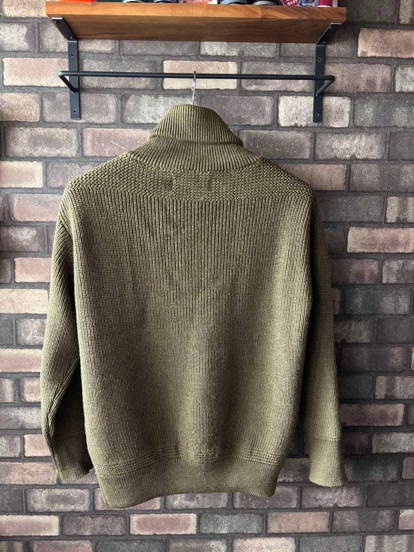 ¥53900 最高級品　バズリクソンズ　ハンドニット　ウールタートル　セーター — image 2