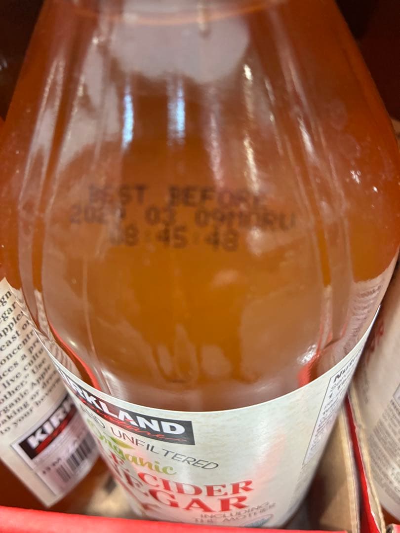 カークランドシグネチャー オーガニックアップルサイダービネガー　946ml — image 2