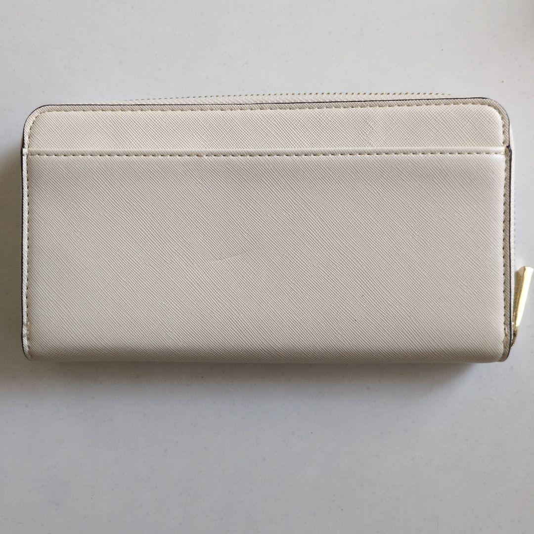 長財布　開閉ファスナー　アイボリー — image 4