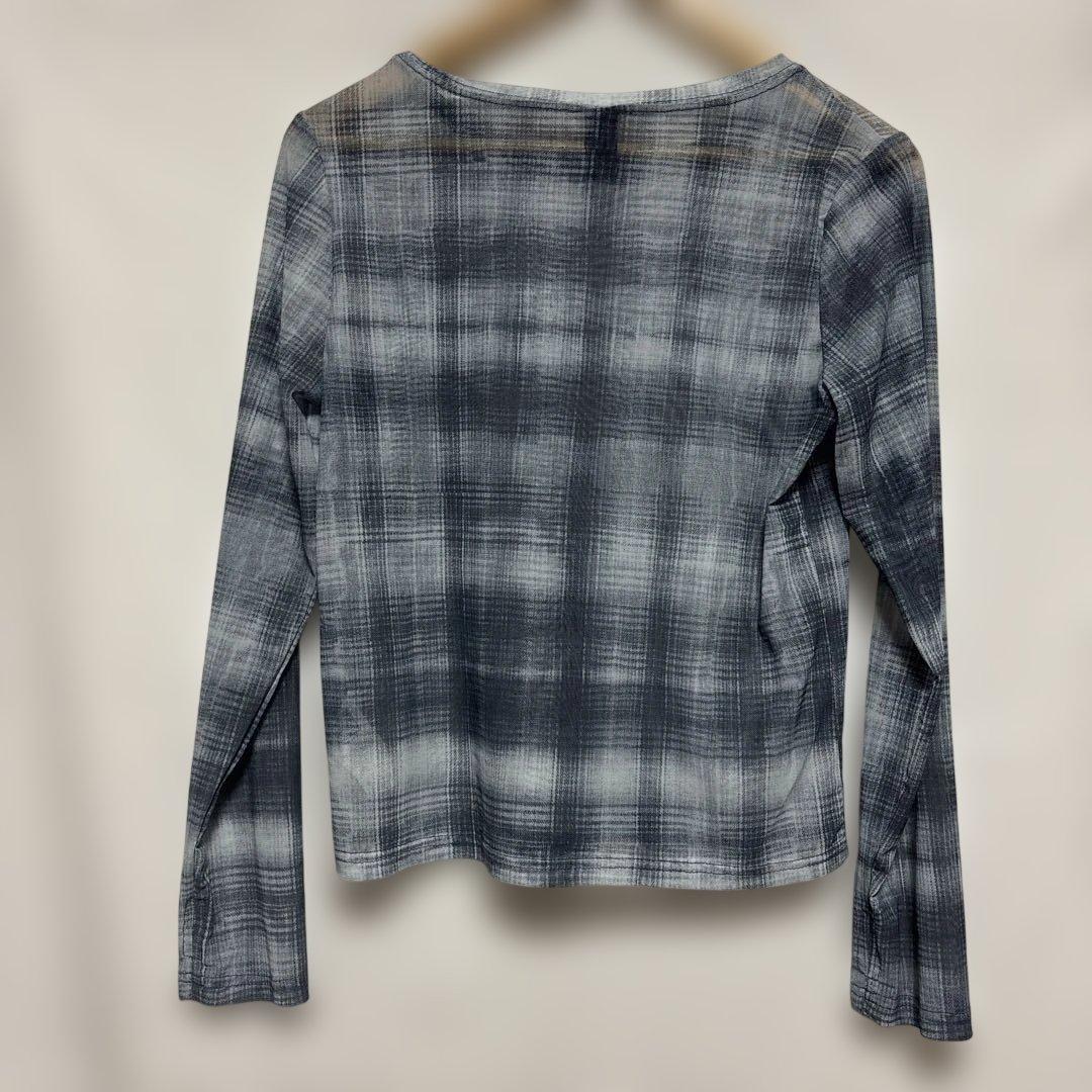 SHEIN チェック シアー Mサイズ トップス レディース — image 2