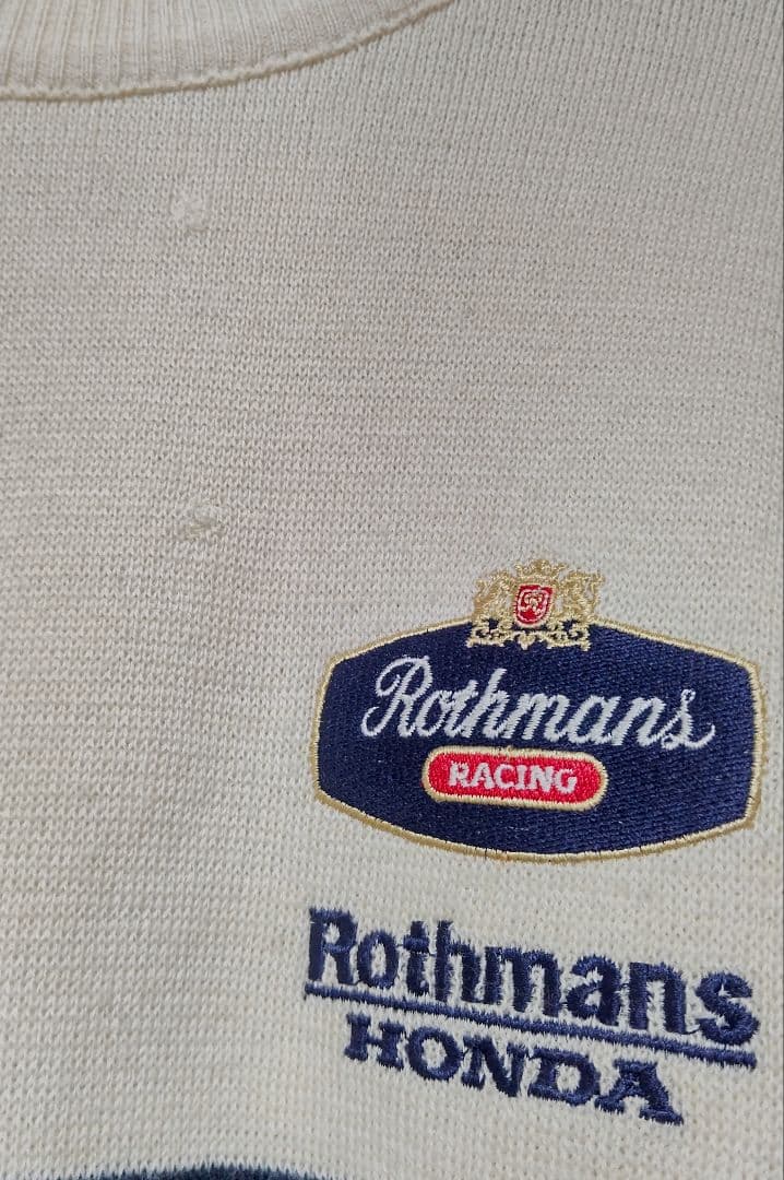 Rothmans ロスマンズ ホンダ HONDA セーター 当時物 — image 3