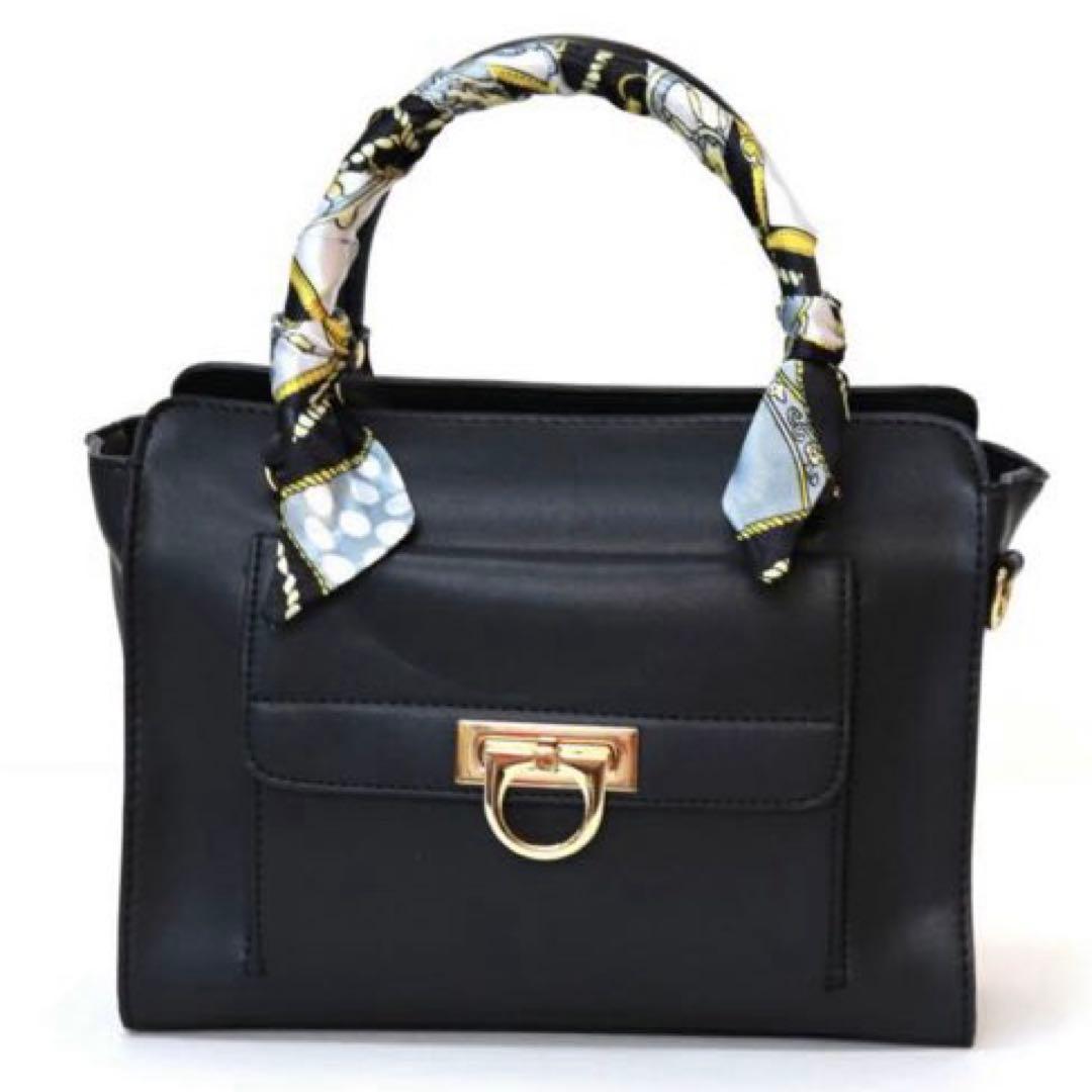 【新品未使用】 ninon 2way ショルダーバッグ ブラック — image 2