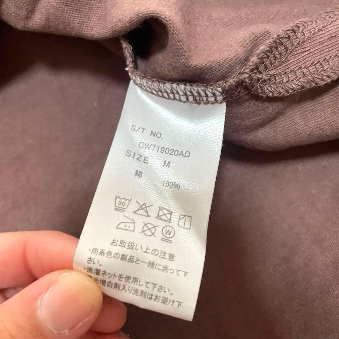 GLOBAL WORK USAコットン 半袖ワンピース ブラウン M — image 3