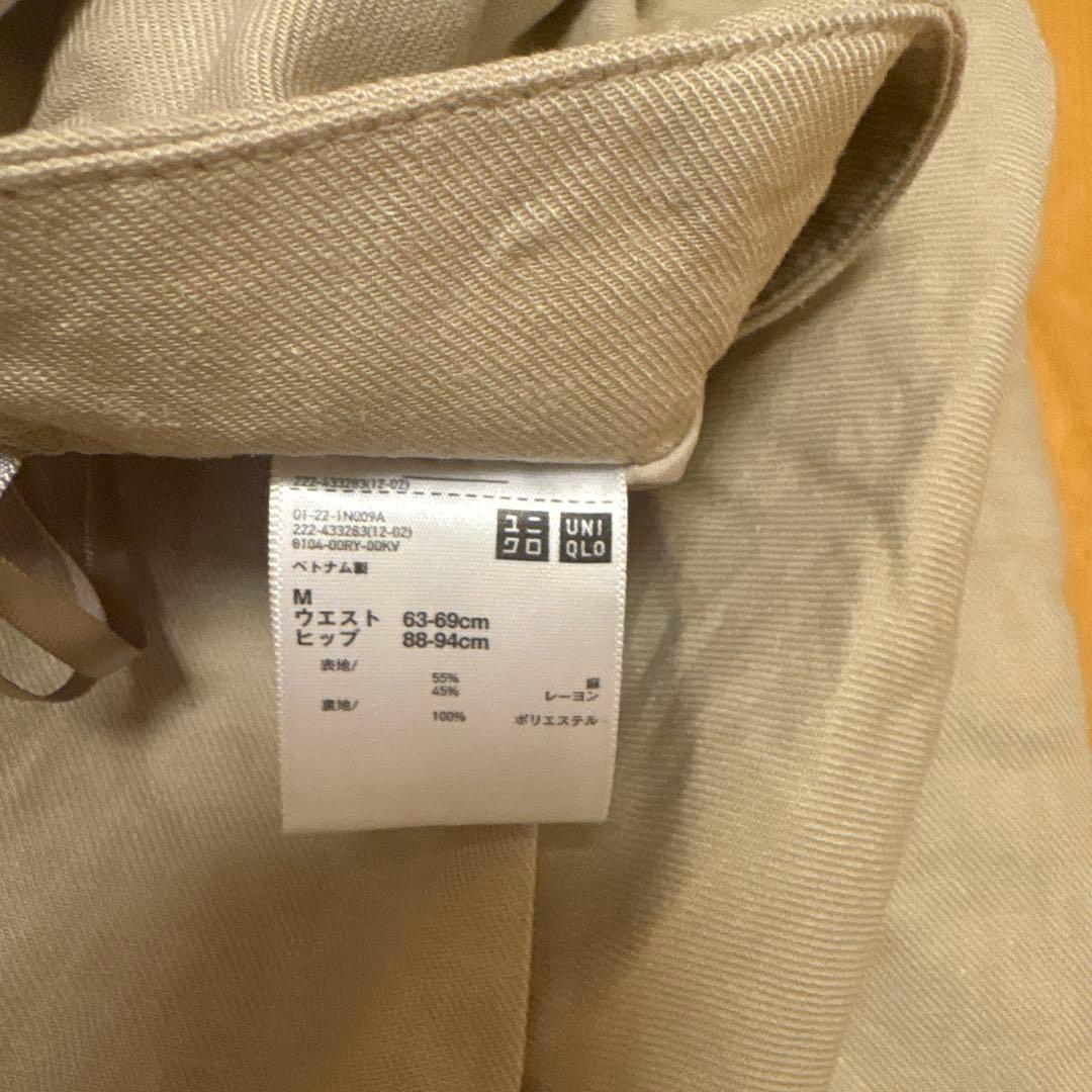 UNIQLOリネン　スカート ベージュ Mサイズ — image 2