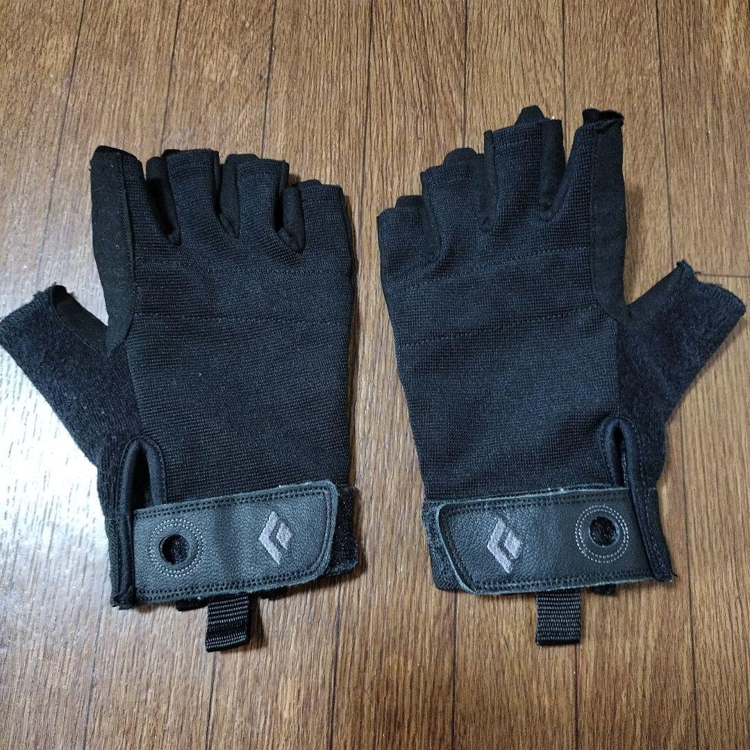 【美品！】ブラックダイヤモンド クラッグ ハーフフィンガーグローブ メンズ — image 3